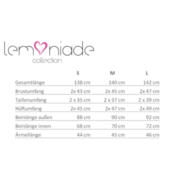 Lemoniade L162 Damen Jumpsuit mit 3/4-Ärmel, 36 (S), Schwarz