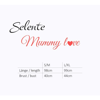 Selente Mummy Love 0144 Damen Umstandskleid ohne Ärmel, S/M, Grau