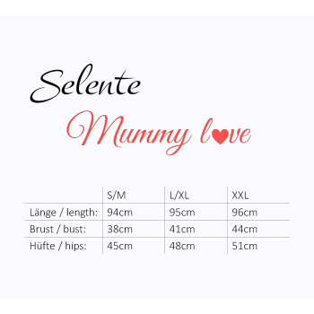 Selente Mummy Love 1445 Damen Umstandskleid mit 3/4-Ärmel, L/XL, Pink