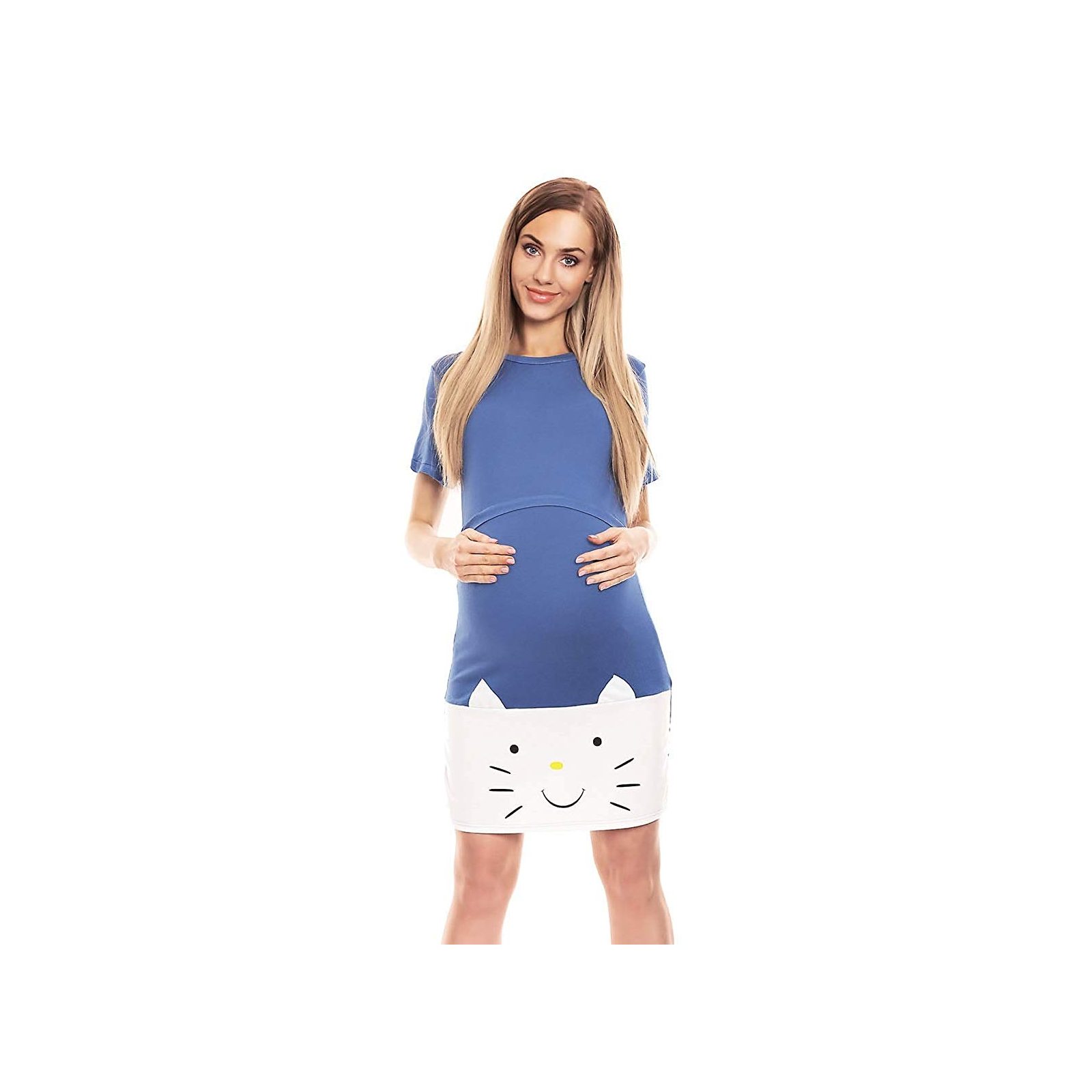 Selente Mummy Love modisches Umstandskleid Made in EU Schwangerschaftskleid Umstands-Freizeitkleid 