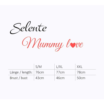 Selente Mummy Love 1474 Damen Umstands-/Stilloberteil 3/4-Arm, XXL, Pink