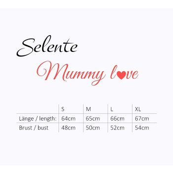 Selente Mummy Love 1478 Damen Umstands-/Stillsweatjacke, XL, Schwarz