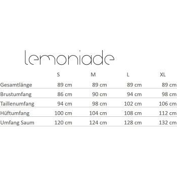 Lemoniade L265 Damen Winter-Kleid Langarm mit Chiffon, L (40), Karminrot