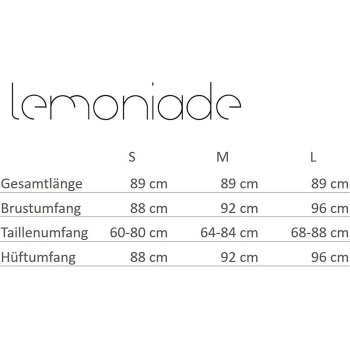 Lemoniade L240 Damen Winter-Kleid Langarm mit Chiffon, L (40), Schwarz