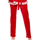 Selente Fary Damen kuscheliger 2-teiliger Fleece-Anzug mit Kapuze, S, Rot