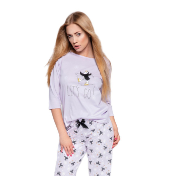 S& SENSIS Ellie Damen Baumwoll-Pyjama Hausanzug