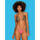 Obsessive California Damen Bikini in verführerischem Design, XL, Pink Leo