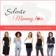 Selente Mummy Love 1580 Damen Umstandskleid (made in EU) Schwangerschaftskleid mit Stillfunktion