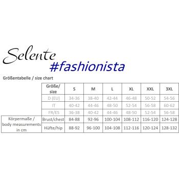 Selente #fashionista Sybilla Damen elegantes Spitzenoberteil / Bluse / Spitzentop Langarm