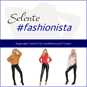 Selente #fashionista Enrica Damen Spitzentop / Bluse (made in EU), Longsleeve