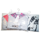DOROTA FR070 Damen Frottee-Bademantel mit Reißverschluss & Bindegürtel, XL, Mint