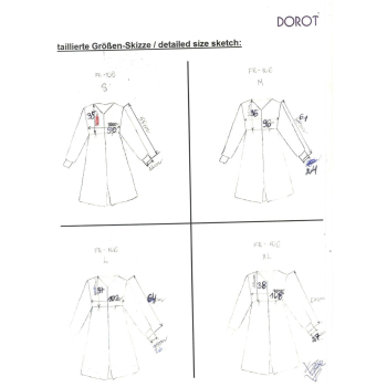 DOROTA kuscheliger und moderner Baumwoll-Bademantel mit Taschen, Rei&szlig;verschluss &amp; Kapuze