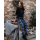 S&amp; SENSIS Vicky Baumwoll-Pyjama/Hausanzug (Made in EU)