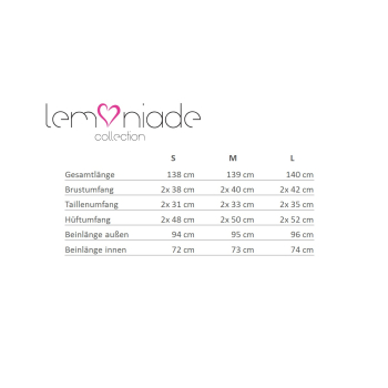 Lemoniade L124 Damen Jumpsuit ohne Ärmel, S (36), Schwarz
