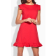 Lemoniade L139 Damen Sommer-Kleid in A-Linie ohne Ärmel, M (38), Rot