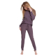 S& SENSIS kuscheliger Pyjama Schlafanzug Hausanzug Violet, S/M (36/38), Violett